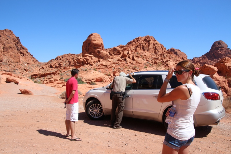 Ranger opended our car