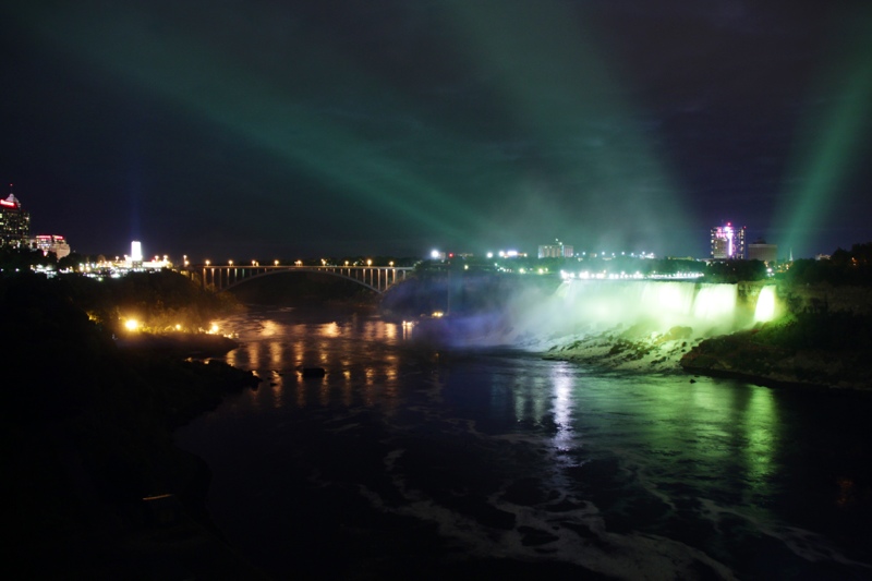 Niagara Falls by night