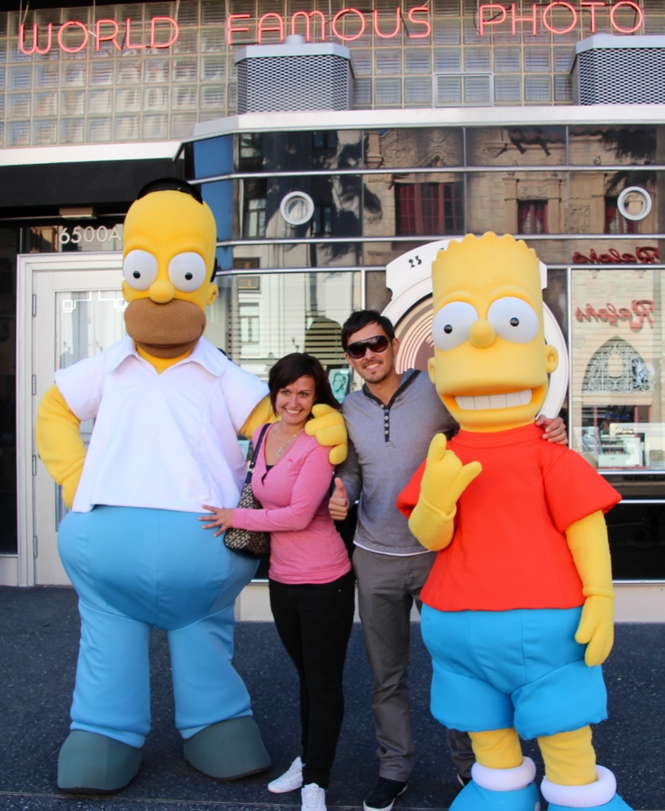 Simpsons at Universal Studio